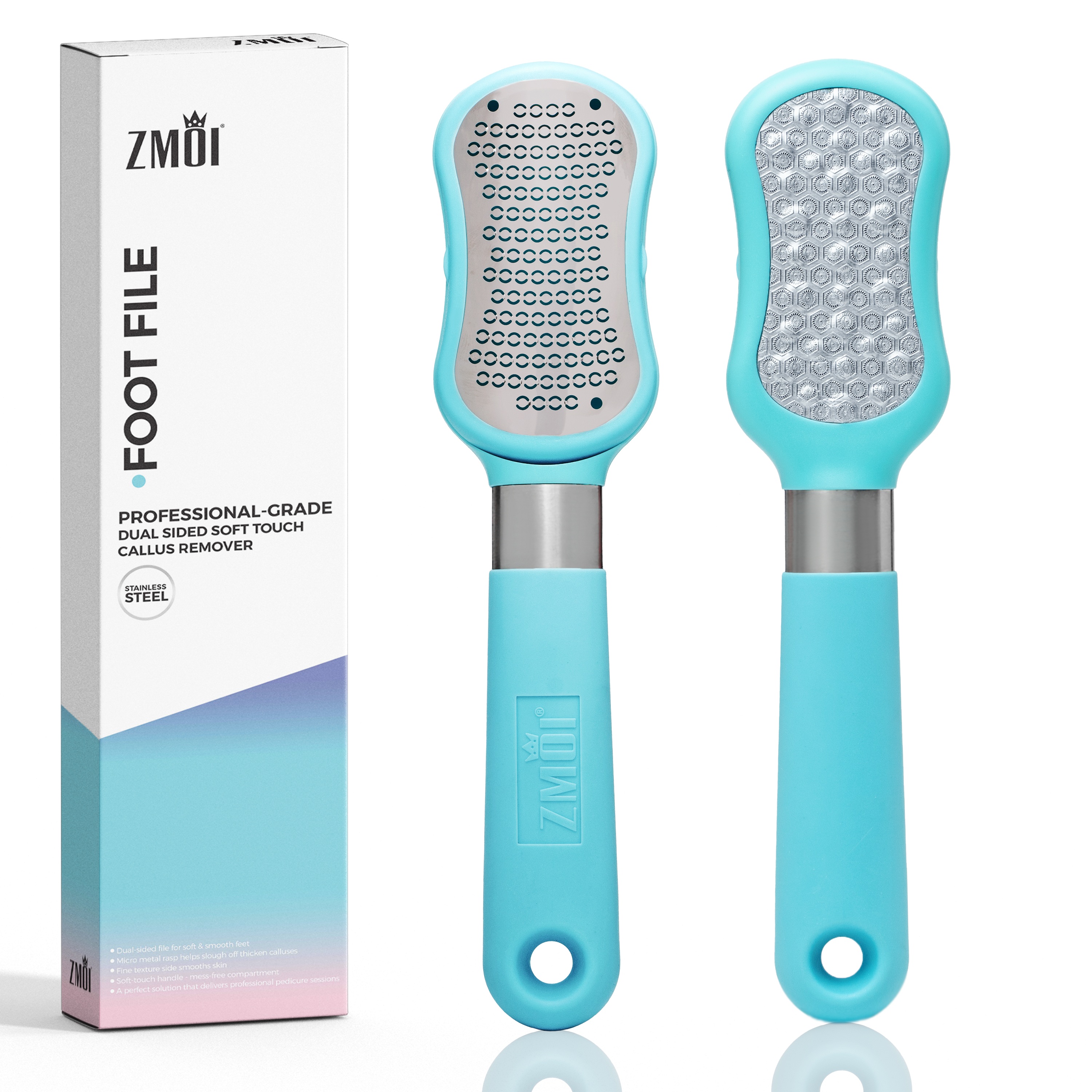 Foot File - Callus Remover Tool for Dead Skin Removal, at Home Pedicure  Tools, Foot Rasp Callus Remover Feet and Heels, Smooth Soft Feet Using a
